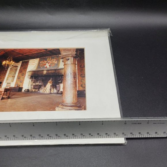 Andy Marquez Print Chillon Castle Montreux Switzerland "Reservations Required" - Picture 6 of 9